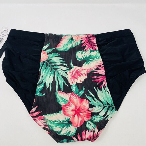 Allure by IMG Womens Size 16/18 Floral Printed High-Waist Bikini Bottoms 1491 - Picture 5 of 5